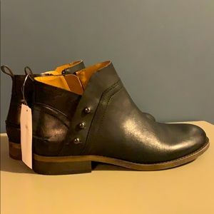 Franco Sarto black bootie with button detail - NEW